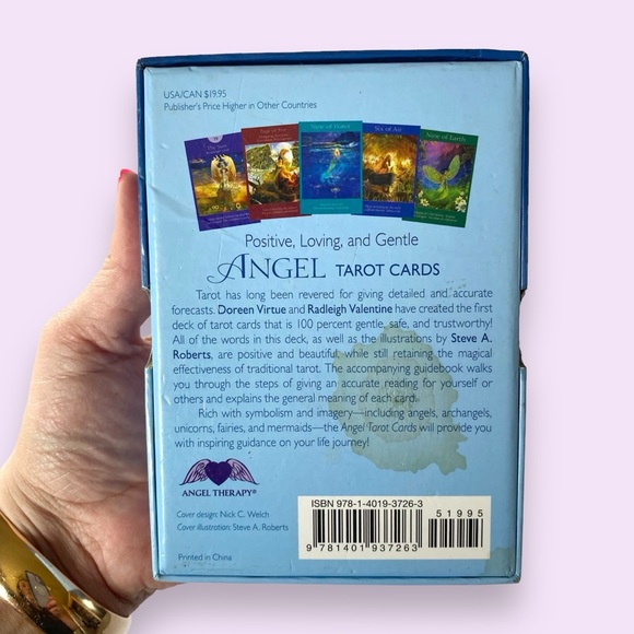 Angel Tarot 78 Card Deck Physical Guidebook Doreen Virtue & Radleigh Valentine - Picture 10 of 15